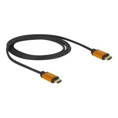 DeLOCK HDMI cable HDMI (M) to HDMI (M) 1 m triple 85727