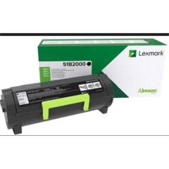Lexmark Black original toner cartridge LCCP, LRP 51B2000