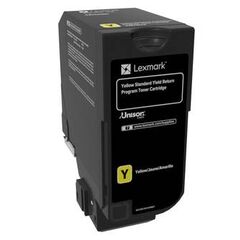 Lexmark Yellow original toner cartridge LRP for 74C2SY0