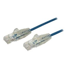 StarTech.com 2.5m CAT6 Cable Blue Slim   N6PAT250CMBLS