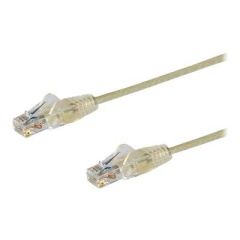 StarTech.com 2.5m CAT6 Cable Grey Slim   N6PAT250CMGRS