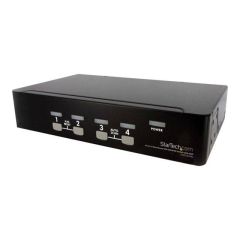 StarTech.com 4 Port 1U Rackmount USB KVM SV431DUSBU