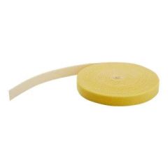 StarTech 15.24m Hook and Loop Roll Yellow Cable Management