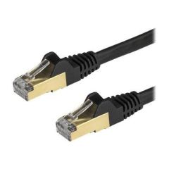 StarTech  CAT6a STP Cable 50cm Black 6ASPAT50CMBK