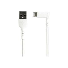 StarTech.com 1m3.3ft Angled Lightning to USB White RUSBLTMM1MWR