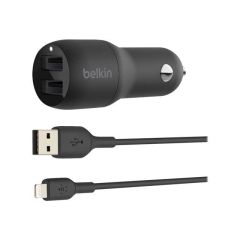 Belkin BOOST CHARGE Dual Charger Car power CCD001BT1MBK