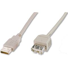 ASSMANN USB extension cable 1.8m beige