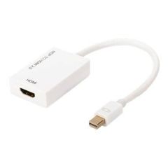 ASSMANN adapter Mini DisplayPort (M) to HDMI (F)  20cm white