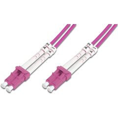 DIGITUS Patch cable LC multi-mode (M) to LC 7m aqua