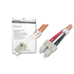 DIGITUS Patch cable LC multi-mode (M) to SC 2m orange DK-2532-02