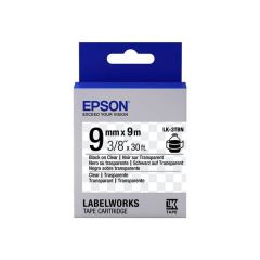 Epson LabelWorks LK-3TBN Black on transparent C53S653004