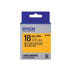 Epson LabelWorks LK-5YBP Black on yellow Roll C53S655003