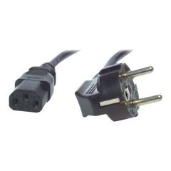 M-CAB Power cable CEE 77 (M) angled to IEC 60320 C13 3m