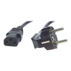 M-CAB Power cable CEE 77 (M) angled to IEC 60320 C13  7200482