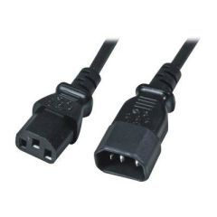 M-CAB Power cable IEC 60320 C13 to IEC 60320 C14 1m 7200469