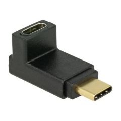 DeLOCK USB adapter USB-C (M) to USB-C (F) up-angled 65914