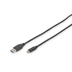 DIGITUS USB cable USB Type A (M) to USB-C 1m DB-300136-010-S