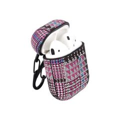 TERRATEC Air Box Case for earphones tartan pink  306853