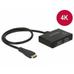 DeLock HDMI Splitter Videoaudio splitter 2 x HDMI 87700