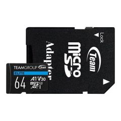 Team ELITE A1 Flash memory card (SD TEAUSDX64GIV30A103