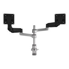 R-Go Caparo 4 Twin Desk mount for 2 monitors RGOVLCA4TWSI