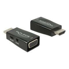 DeLOCK Adapter HDMI-A male to VGA female with Audio 65901