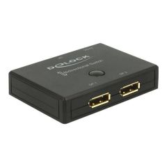 DeLock Displayport 2 1 Switch bidirectional 4K 60 18750