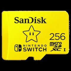 SanDisk Nintendo Switch Flash 256GB SDSQXAO-256G-GNCZN