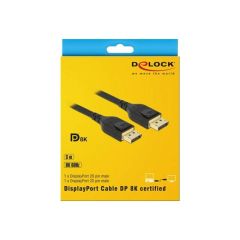 DeLOCK DP cable 1.4 3m 8K black 85661