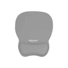 DeLOCK Ergonomic Mouse pad with wrist pillow grey 12698