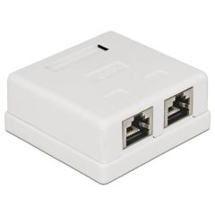 DeLOCK Modular Wall Surface mount RJ-45 white 86269