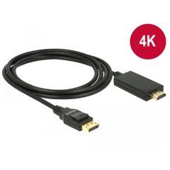DeLOCK Video cable DP-HDMI 2m black  85317