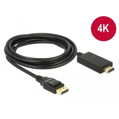 DeLOCK Video cable DisplayPort (M) to HDMI (M) 3 m 85318