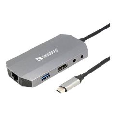 Sandberg USB-C 6-in1 Travel Dock Docking station 136-33
