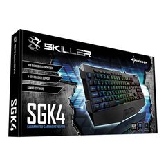Sharkoon Skiller SGK4 Keyboard backlit USB 4044951020478