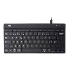 R-Go Keyboard  USB, USB-C Compact Break QWERTY RGOCONDWDBL