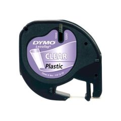 DYMO LetraTAG Plastic transparent Roll (1.2 cm x S0721530