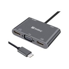 Sandberg USB-C Dock Docking station USB-C to VGA, 136-35