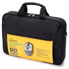 DICOTA Toploader Laptop Bag 15.6 & Mouse Bundle D30805-V1