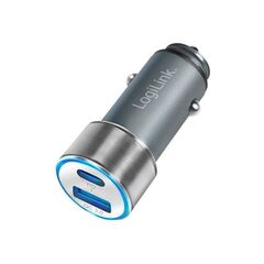 LogiLink Car power adapter 36Watt (USB, USB-C)  PA0252