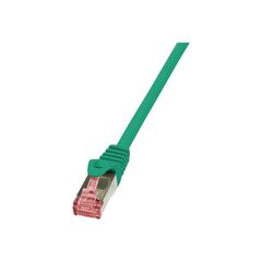 LogiLink PrimeLine Patch cable RJ-45 (M)  CAT6  50cm green CQ2025S