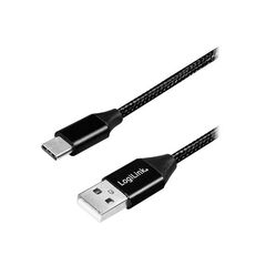 LogiLink USB-C (M) to USB (M) 1m  black CU0140
