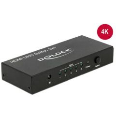 DeLock HDMI UHD Switch 5 x HDMI in > 1 x HDMI out 18685