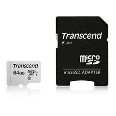 Transcend 300S Flash memory card (adapter TS64GUSD300S-A