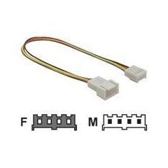 DeLOCK Power cable 4 PIN minipower connector (M) to 4 82429