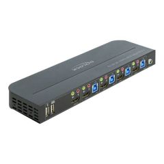 DeLock KVM audio switch 4 x KVM audio 1 local user 11483