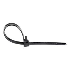 StarTech.com 12cm Reusable Cable Ties, 7mm wide CBMZTRB5BK