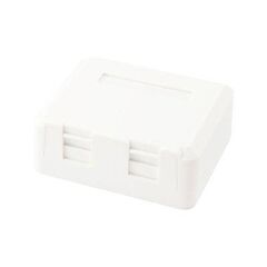 equip Pro Network surface mount box white, RAL 9010 2 125124