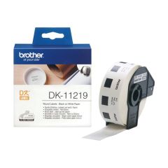 Brother DK11219 Black on white Roll (1.2 cm) 1200 pcs. DK11219