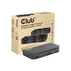 Club 3D CSV7210 KVM audio switch 2 x KVM audio 1 CSV-7210